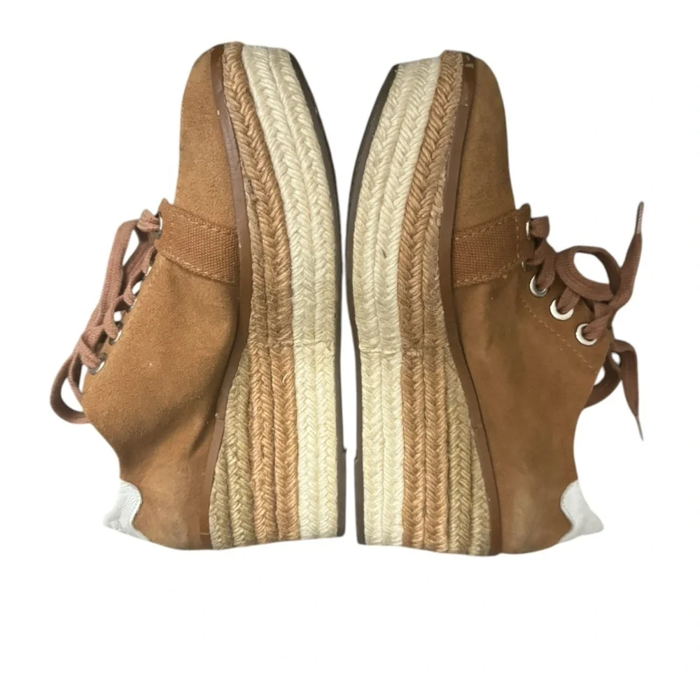 Schutz Platform Espadrille Sneaker Shoes Size 7.5